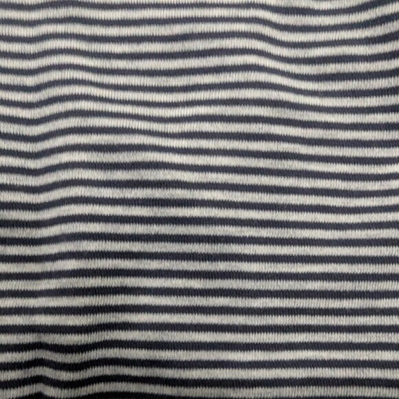 Hugo Boss | Men's  Large Slim Sweater | Grey/Navy Stripes - Picture 5 of 5
